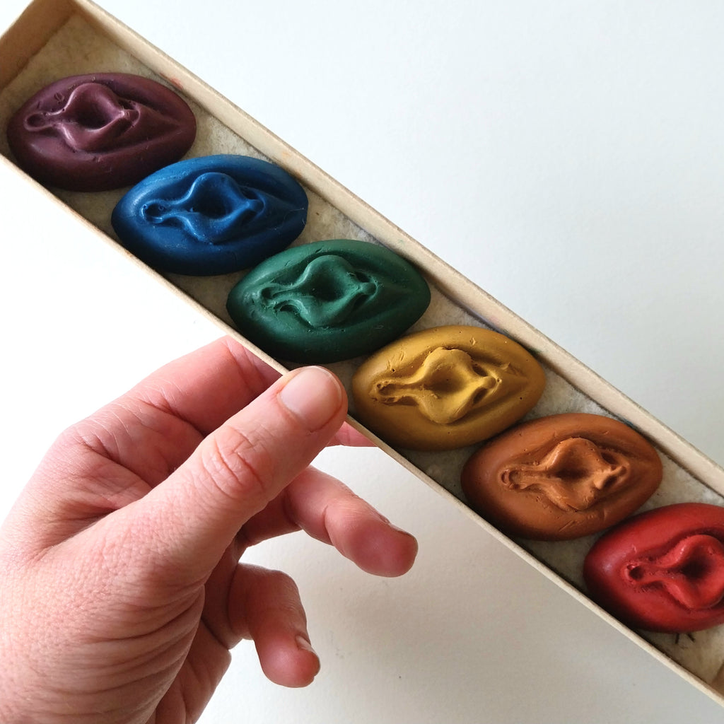 Coffret 6 crayons - couleurs au choix