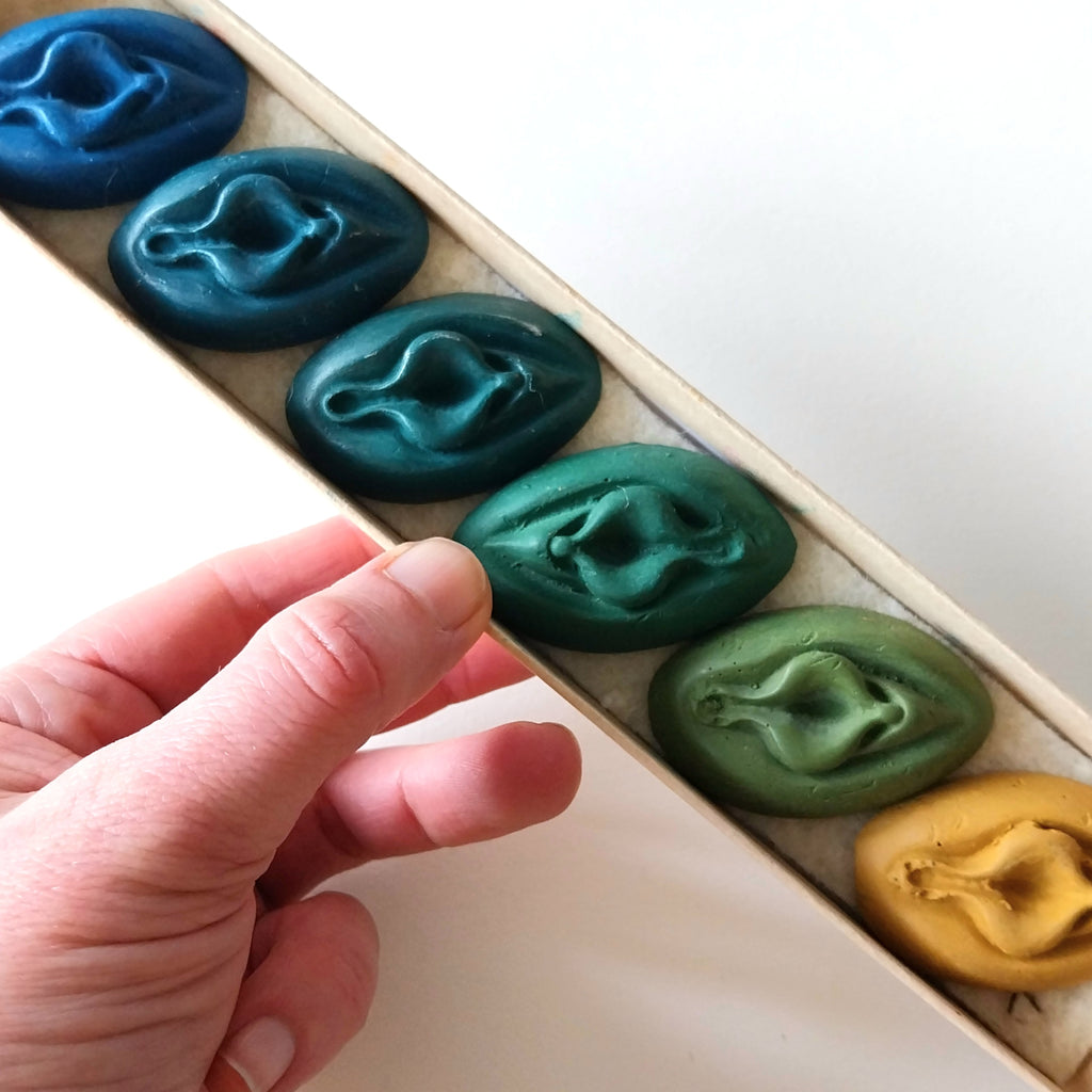Coffret 6 crayons - couleurs au choix