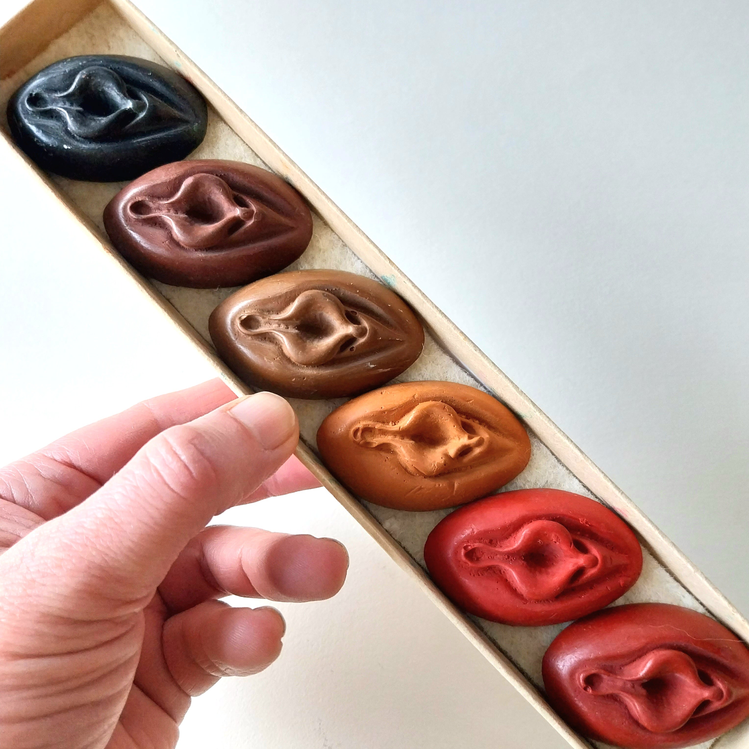 Coffret 6 crayons - couleurs au choix